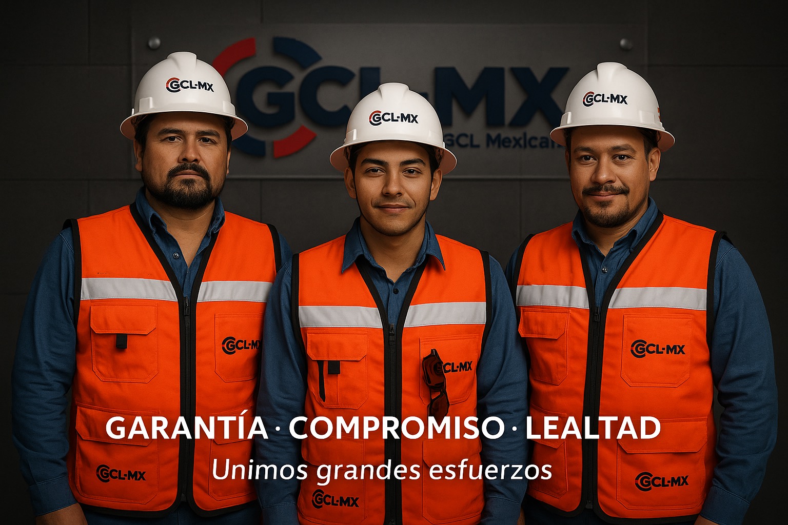 Técnicos de termofusión de GCL Mexicana instalando tubería de polietileno en campo